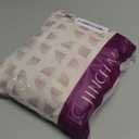 jinchan Linen Pinch Pleated Kitchen Curtains 36 Inch 2 Panels, Natural Linen Tier Curtains Back Tab Beige Farmhouse Cafe, Light Filtering Small Window Drapes for Bathroom Laundry Room Beige