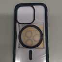 Miracase Magnetic for iPhone 15 Pro Case [Compatible with MagSafe] Full-Body Phone case with Built-in Glass Screen Protector& Camera Protector, Military Drop Proof 15 Pro Cover 6.1 inch, Storm Blue