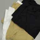 MELERIO Women's Slip Shorts, Comfortable Boyshorts Panties, Anti-chafing Spandex Shorts for Under Dress (20-22, 3 Pack(black, White, Beige))
