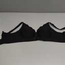 Wireless Seamless Jelly Bra for Women with Support - No Underwire Full Coverage Push Up Bras for Women (Large, Black)