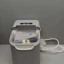 Countertop Ice Maker Machine, 8 Ice Cubes in 6 mins, 26lb/Day Bullet Ice with 2 Sizes- Portable Mini, Energy Saving & Basket/Scoop for Home/Party/Travel/Camping/Bar,Grey