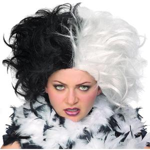 Rubie's Costume Co Ms. Spot Wig (Black/White)