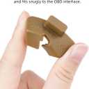 OBD Port Lid,OBD Port Lock,Waterproof OBD Cover Lock Anti Protector, Silicone Interface Protective Cover Sleeve for Variety of Models Automotive(5 Pack)