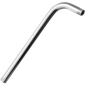 Shower Arm Stainless Steel Wall Shower Head Extension Pipe Replacement Part (40cm, 15.74inch)