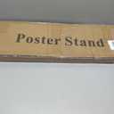 WHAUU Display Stand Sign Holder,Heavy Duty Adjustable Pedestal Sign Stand Up to 75 inch,Double-Sided for Board & Foam Sign,Sign Stand with Base,Fit Wedding,Restaurant or Business(Poster not Included)