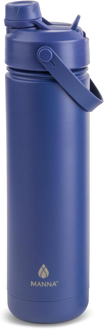 Manna Ranger Dual Insulated Stainless Steel Bottle - 26 Oz - Plumeria Powder Coat (26 Ounces)