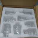 16pcs Glass Bud Vase Set, Small Clear Flower Vases for Centerpieces in Bulk, Cute Mini Vintage Vase for Wedding, Home Decor, Table Decoration