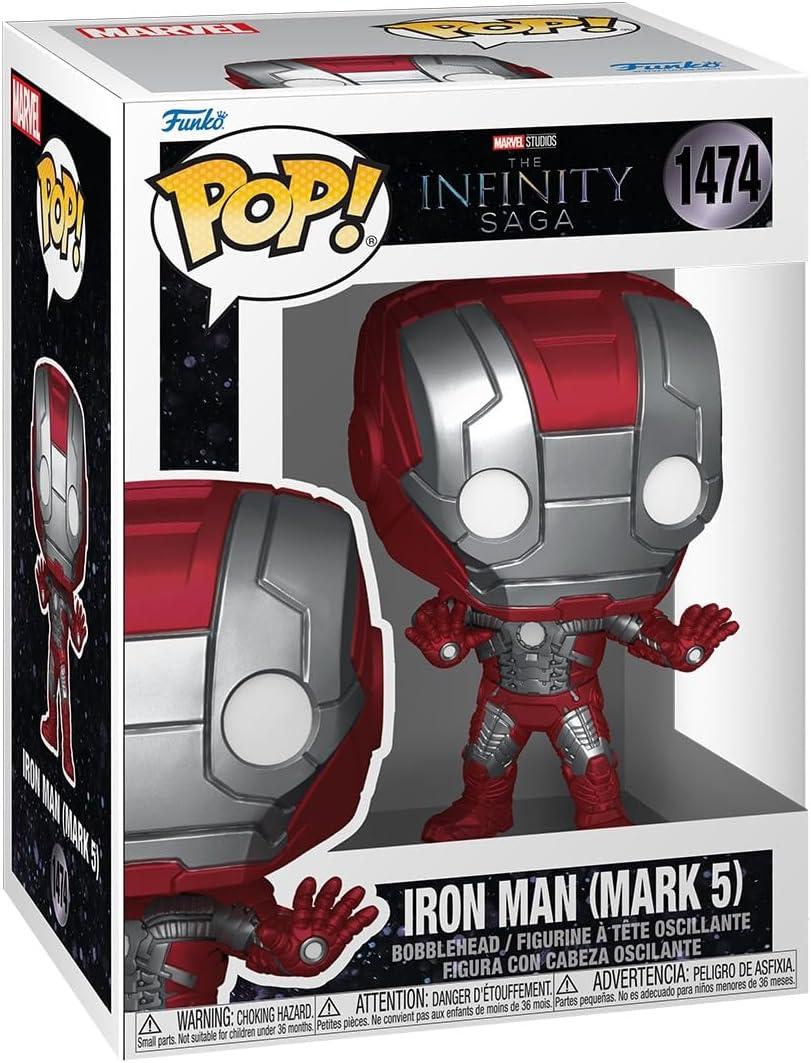 Funko Pop Marvel: Infinity Saga - Iron Man - (Mark 5) - Collectable Vinyl Figure - Gift Idea - Official Merchandise - Toys for Kids & Adults - Superheroes Fans - Model Figure for Collectors