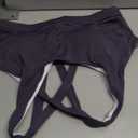 RUNNING GIRL Sports Bra for Women, Criss-Cross Back Padded Strappy Sports Bras Medium Support Yoga Bra with Removable Cups (XX-Large, B-dusty Blue)