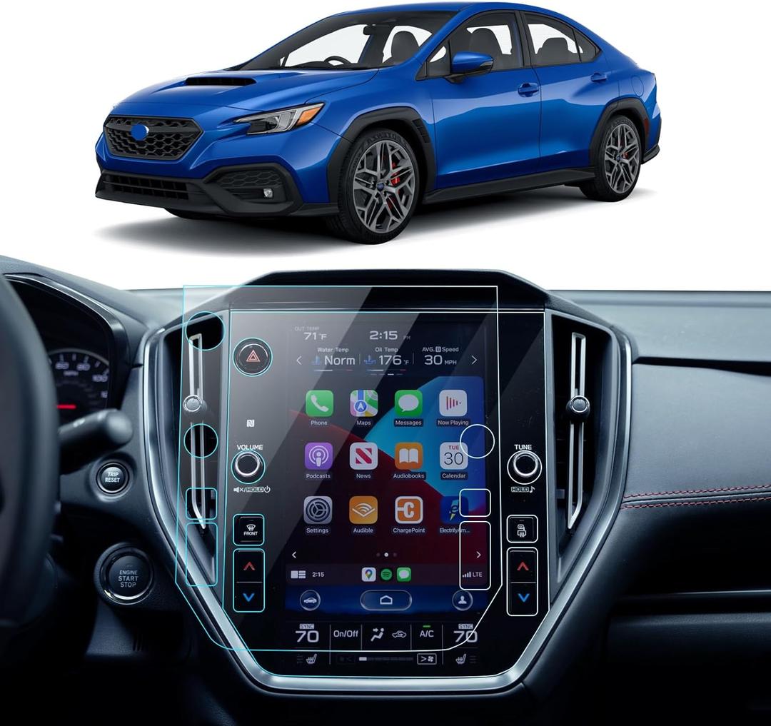for Subaru Ascent Screen Protector 2026 2025 2024 2023 Ascent Accessories Center Control Touchscreen Car Navigation Protector Film Nano HD Clear Anti-Glare 11.6''-2 Packs