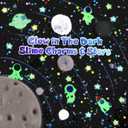 Astronaut Galaxy Slime for Kids, Big Slime Bucket with Clay, Glow in The Dark Slimes Kit for Girls and Boys Ages 8-12, Slimes Party Favors for Birthday Easter, Sensory DIY Toys