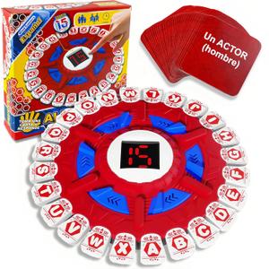 rytopt Juegos De Mesa, Juegos De Mesa En EspañOl, 24 Letters, 2-8 Players, 15-20 Minute Play Time, Board Games, Challenge Educational Vocabulary for Adults, Easter, Halloween, Christmas, Party Favors