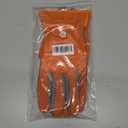 ZLUXURQ Gardening Gloves for Women and Men, Work Gloves for Yard Work (X-Large-9.25'', Tangerine(touchscreen))