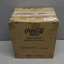 Coca-Cola Zero CZ04 4 Liter/4.2 Quarts 6 Can Portable Cooler/Mini Fridge, Beverages, Baby Food, Skincare and Medications-Use at Home, Office, Dorm, Car, RV or Boat-AC & DC Plugs Included, Black/Red