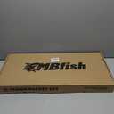 MBFISH Tennis Racket - Super Value Set with Pre-Strung, Comfortable Handle, 27'' Tennis Racquet for Adults, Natural Series Includes 3 Tennis Balls, 2 Overgrips and 1 Tennis Bag