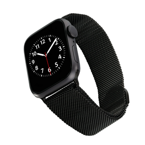 WITHit Black Stainless Steel Mesh Band for 38/40/41mm Apple Watch®