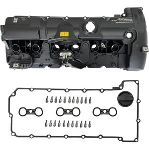 11127552281 Engine Valve Cylinder Head Cover For BMW N52 E70 E82 E90 E91 128i Z4 X3 X5 128i 328i 528i 535i 328xi 528xi 328i xDrive 528i xDrive Replaces# 11127582245