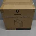 Small Bathroom Garbage Can 2.4 Gallon Wastebasket Slim Metal Garbage Can Stainless Steel Garbage Bin for Bedroom,Office,Kitchen,Toilet, rv, Near Desk, Under Sink (White)