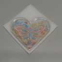 Christian Gifts for Women, Inspirational Butterfly Acrylic Heart Decor with Bible Verses, Religious Spiritual Gifts for Mom Sister Female Coworker Birthday Mothers Day Gift (Pink)