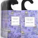 ROSE COTTAGE Large 12 Packs Fresh Linen Hanging Closet Deodorizer Air Freshener Long Lasting Scented Sachets Smell Goods for House