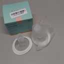 PumpMom-us 17mm Flange with Soft Rim, Breast Pump Shields Flanges for Medela, Replace Flange Compatible with Medela Breast Pumps PersonalFit, Freestyle, Maxflow, Freestyle Flex Swing Maxi Connector