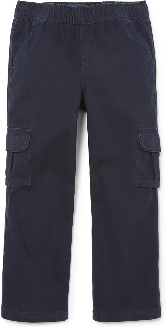 The Children's Place Boys' Pull on Cargo Pants (18, New Navy)