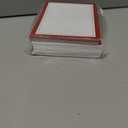 Greetings Classic Red Border Note Cards - 48 Folding Greeting Cards with Envelopes - Blank Inside