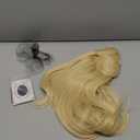 Miss U Hair Women Princess Long Blonde Wavy Wig Fairy Queen Cosplay Halloween Wig with Braids