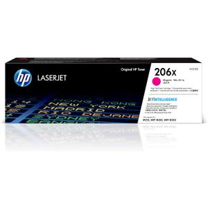 HP 206X Magenta High-yield Toner Cartridge | Works with HP Color LaserJet Pro M255, HP Color LaserJet Pro MFP M282, M283 Series | W2113X