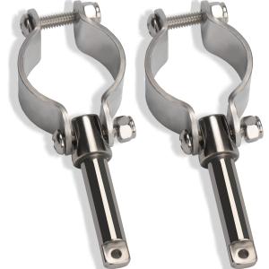 Stainless Steel Oarlock Sockets, Boat Paddle Holders,Adjustable Oarlock Horns,Rowlock Oarlock for Shaft Marine Yacht