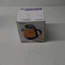 Chefman Electric Kettle with Tea Infuser, 1L 1500W, Removable Lid for Easy Cleaning, Boil-Dry Protection, Stainless Steel Filter, BPA Free, Auto Shut Off Hot Water Boiler, Small Electric Tea Kettle (Black)