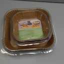 Air Fryer Square Paper Liners Disposable for 5 to 8 Qt Basket, Unbleached Non-stick Oil-proof Parchment Paper Silicone Oil Coating, Thickened Not Easy to Break (6.3"1.8"Square 100pcs)