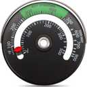 Magnetic Wood Stove Thermometer Oven Temperature Thermometer for Wood Burning Gas Stoves Chimney Pipe Avoiding Destroyed by Overheat(1 Piece), 1 Pack