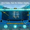 Inflatable Yacht Modular Pool Floating Dock Swim Platform with Safety Net