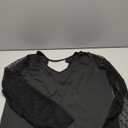 AUTOMET Womens Long Sleeve Shirts V-Neck Lace Tops Business Casual Blouses Tee Trendy 2025 Fall Fashion Outfits Clothes, (Size M-L)