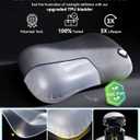 Hikenture Camping Pillow with Removable Cover - Ultralight Inflatable Pillow for Neck Lumbar Support - Upgrade Backpacking Pillow - Washable Travel Air Pillows for Camping, Hiking, Backpacking
