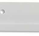 Rubbermaid FastTrack Rail Hardware 40" White Heavy-Duty Steel Durable Organization for Home/Laundry/Bathroom/Mudroom/Pantry/Linen Closet
