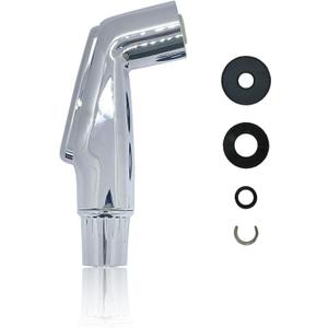 1 Pack Sink Sprayer Replacement Head Set Universal Kitchen Sink Spray Attachment Side Sprayer Head Faucet Pull Out Spray Head for Easy Installation Universal Fit Sink Spray Head Chrome