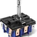 DG44-01002A Dual Infinite Switch/Range Dual Burner Infinite Switch Engergy Replace for 2087510, MDSA-W21-SKM, MDSA-W888-UNM Energy Regulator Compatible with Samsung