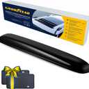 Goodyear Shatterproof Sunroof Wind Deflector 37.8", Tinted Sun and Moonroof Visor for Deflecting Noise, Rain, and Windy Weather, Car Accessories, Sun Shade Light Tint - GY004900