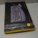 Wireless Keyboard and Mouse Combo, Silent Soft Touch Quiet Keyboard Less Noise 90%, Ergonomic with Wrist Rest,2.4GHz 104 Keys Full Size,2400 DPI Mouse, for Office/Work/Home/PC Computer/Laptop/Mac, Black