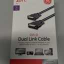 GE Home Electrical DVI-D Dual Link Cable, 10 Foot Cable, Video, 1600 X 1200 and Higher, for PC, Digital Monitor or HDTV, Black, 34508 (1 Pack)