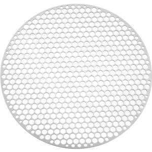 PATIKIL Round Barbecue Grill Mesh Grate, 12" Circular Stainless Steel BBQ Mesh Rack Circular Hole Round Barbecue Grilling Net for Outdoor Camping Home Party Family Gatherings