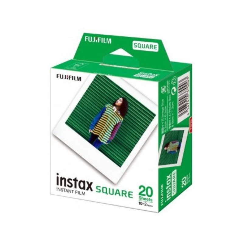 Fujifilm Instax SQUARE Film 2-Pack (20 Sheets)