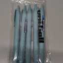 Mitsubishi Pencil Permanent Ballpoint Pen Jetstream Light Touch Ink 0.5 Limited Blue Black Ink, Pack of 5, Nile Green HSXNLS05BBNG5