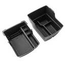 CDEFG 2PCS for 2024 2025 2026 Hyundai Kona SX2 Center Console Organizer Tray 2024 2025 2026 Kona EV Accessories Middle Console Organizer Upper Armrest Compartment Storage Box