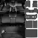 for Chevy Suburban & GMC Yukon XL Floor Mats 2015-2020(with 2nd Row Bench Seat) 8 Seats,Car Mats for Chevrolet Suburban/GMC Yukon XL All Weather Anti-Slip Mats Cargo Liner Accessories