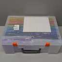 Amazon Basics 4" x 6" Photo Storage Case and Craft Organizer with 16 Inner Cases