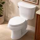 Plus 2 Elongated Toilet Seat, Soft Close, Durable Plastic