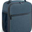 Lunch Bag for Men/Women, Reusable Lunchbox for Adult, Small Insulated Lunch box, Lunch Tote Bag for Office, Work, Picnic - Blue